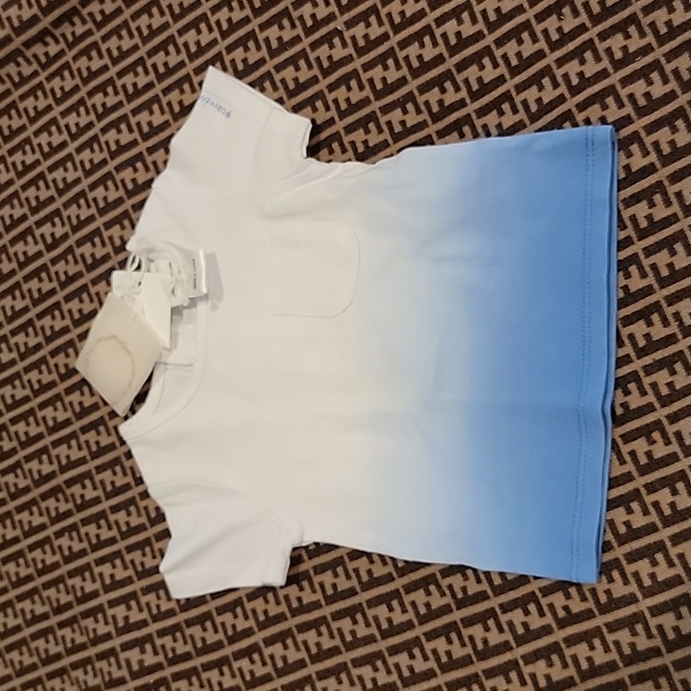 Carrement Beau “Grand Bain” Beach Theme Tee 3 months t shirt kids baby boy nwt